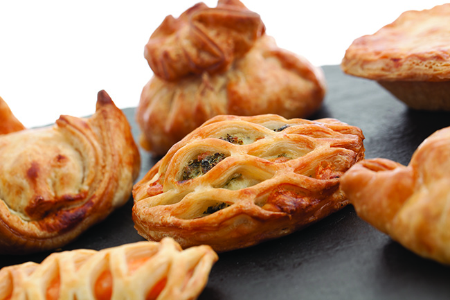 variety of pastry shapes